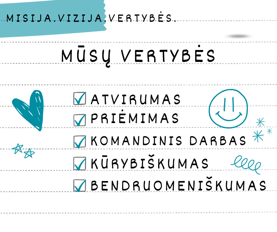 nuotraukų karuselė dirbtuvių pristatymo